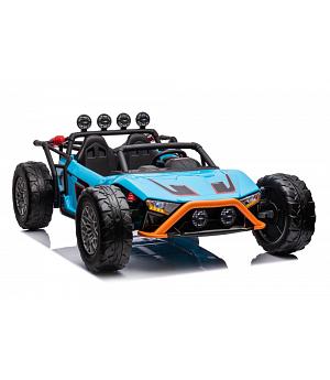 COCHE ELÉCTRICO INFANTIL DEPORTIVO 24V, LE-JS3168 Azul, 2 PLAZAS, MANDO RC  - LE13573